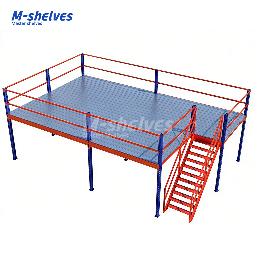 Wholesale CE Integrated Multi Layer Metal Storage Rack Industrial Steel Mezzanine Platform for Warehouse Storage