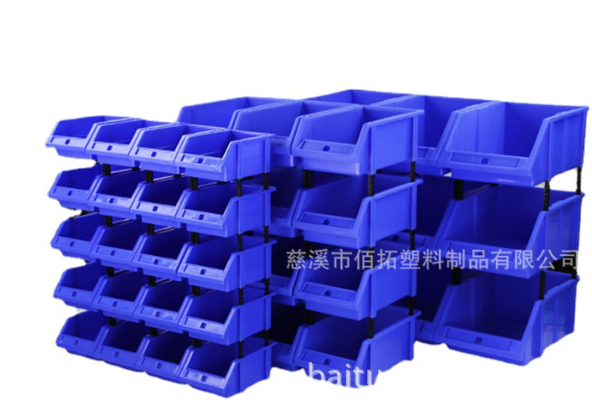 Save Space Parts Bin Boxes Household Item Save Stackable Plastic Warehouse Rack Tool Box Organizer