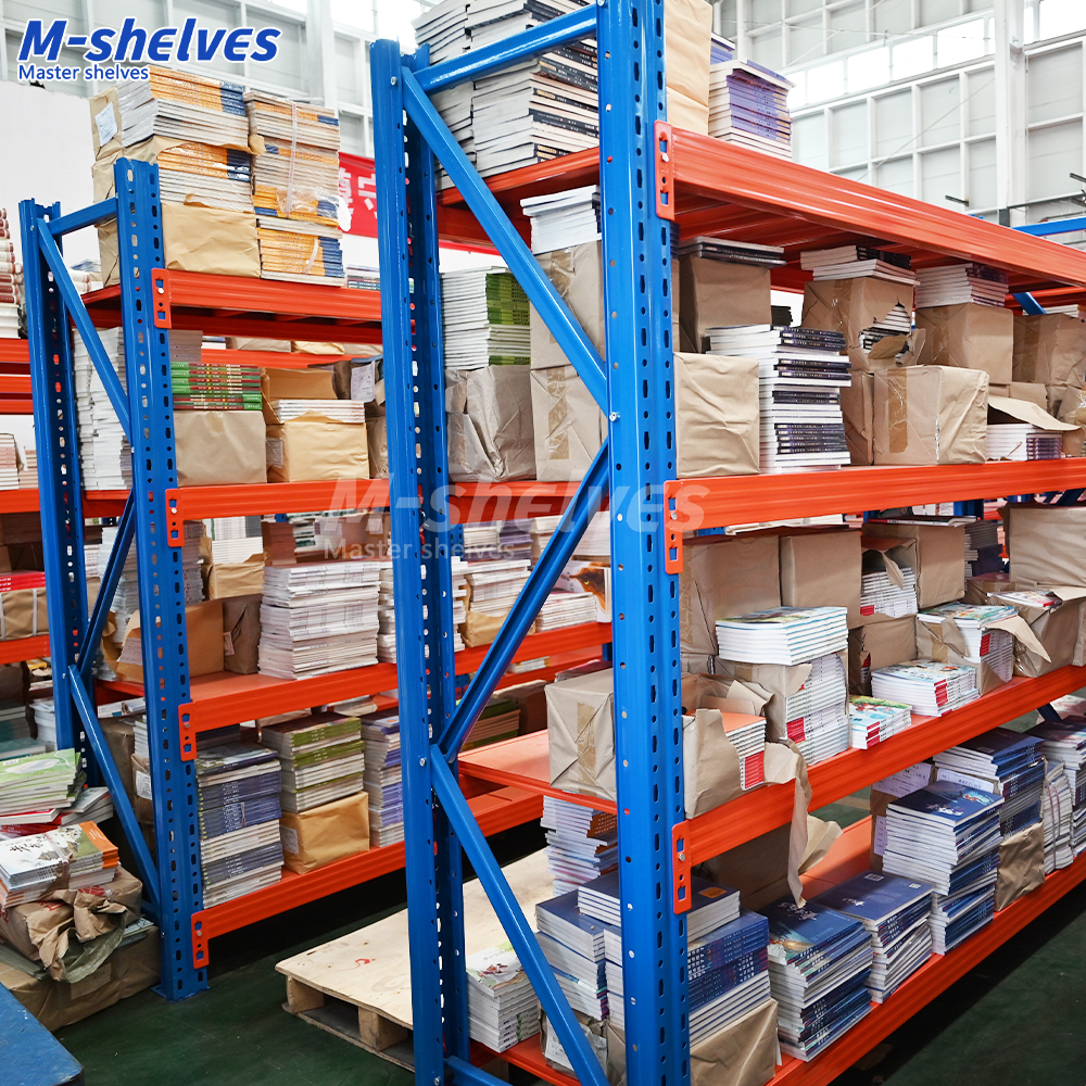 Factory Supply Customized Industrial Workshop Display Shelving Shelves Iron Warehouse Storage Rack for Garage Office