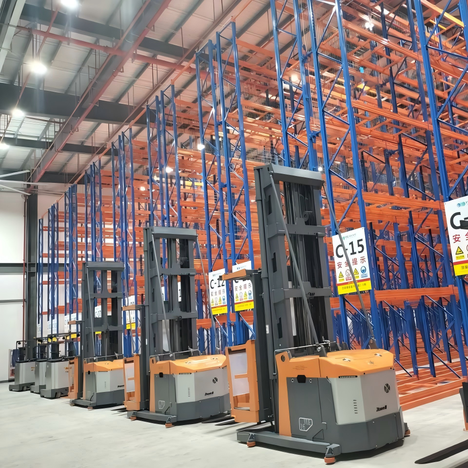 Factory Direct Very Narrow Aisle VNA Pallet Racking Heavy Duty Steel Warehouse Storage Selective Rack System 500-4000kg/Level