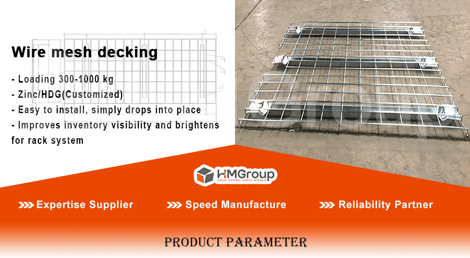 OEM / ODM Warehouse Storage Steel Practical Wire Shelves for Rack