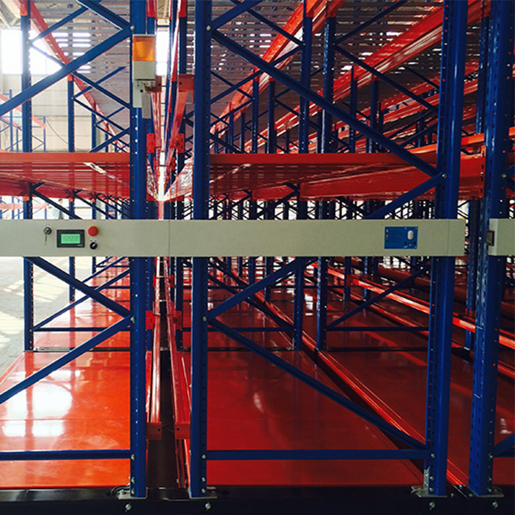 Material Rack Automated Storage Electric Mobile Warehouse Racking System Mobile Rack for Storage Mobile Pallet Racking