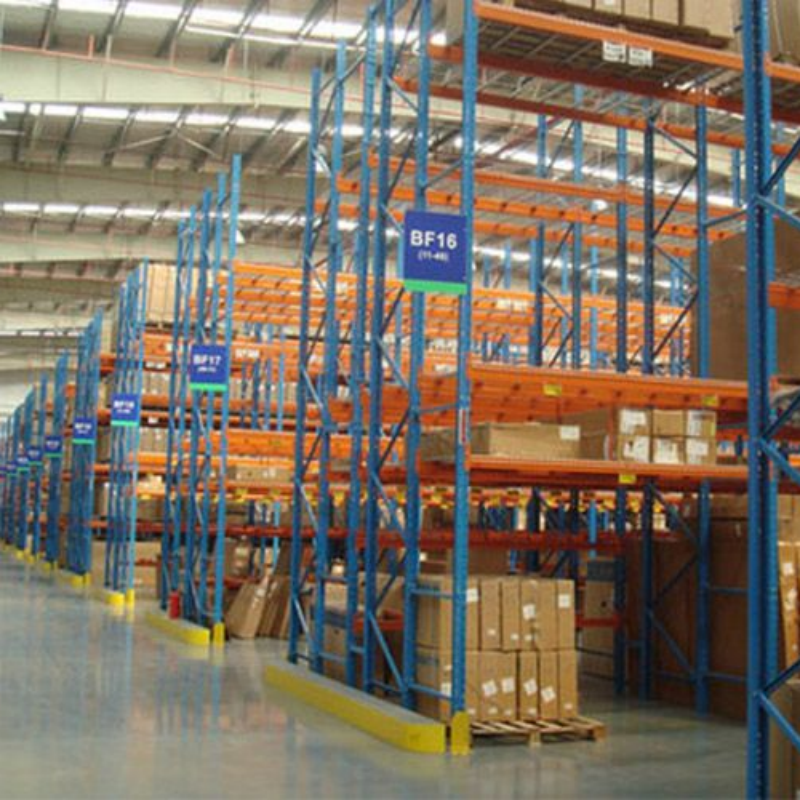 Multi Industry Use High Storage Volume Customized Double Deep Pallet Racking for Retail Distribution Center