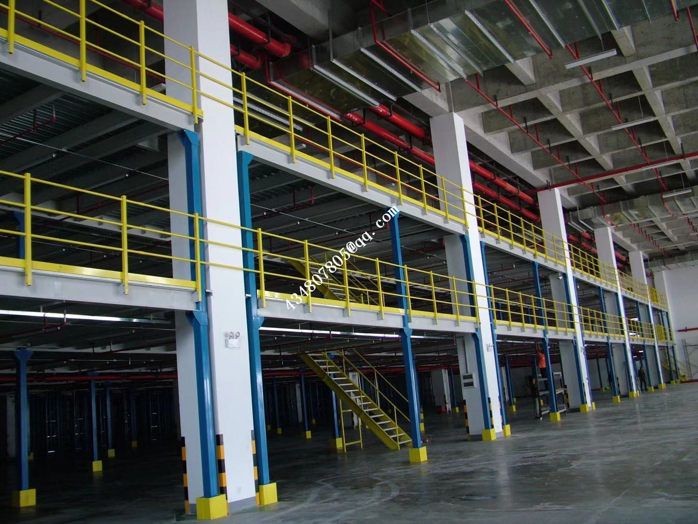 Strong Load Capacity Durable Steel Structure Platform Pallet Rack Supported Mezzanine Floor Platform