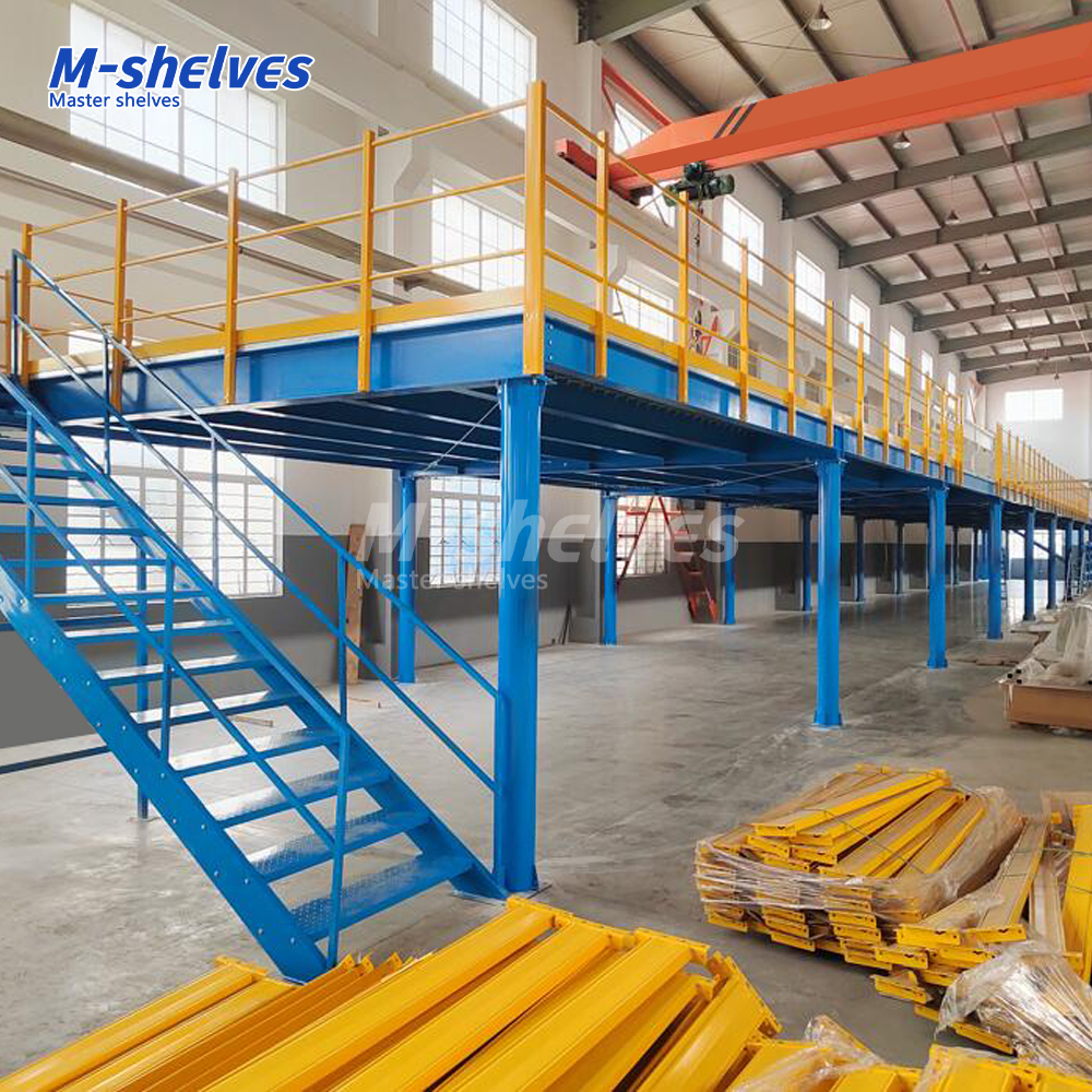 Wholesale CE Integrated Multi Layer Metal Storage Rack Industrial Steel Mezzanine Platform for Warehouse Storage