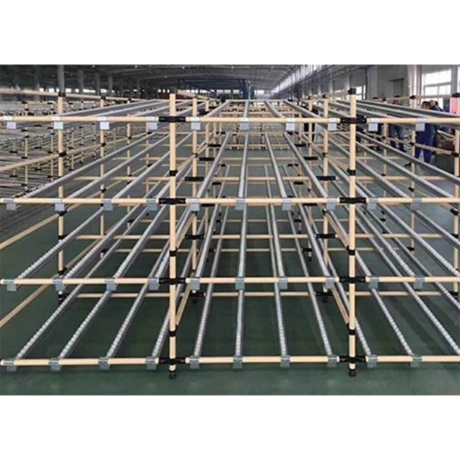 Gravity Fed Steel Mobile 5 Layer Durable Corrosion Protection Flow Rack Racking System