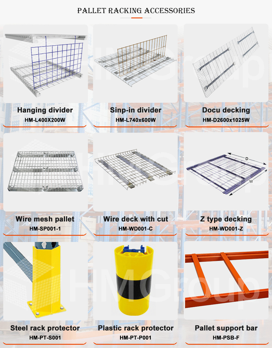 Warehouse Metal Steel Wire Shelves Divider for Racking System