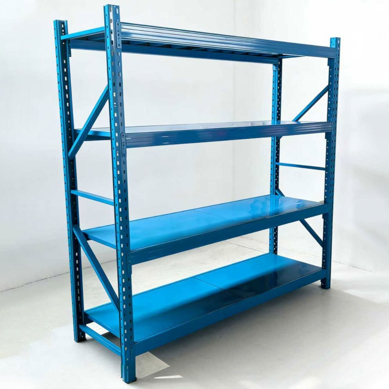 Double Deep Medium Duty Selective Pallet Rack 6 Meters High Warehouse Shelving Garage Steel Racks for Storage