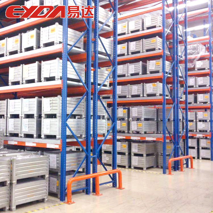 Eyda Factory Directly Steel 5-Layer Narrow Aisle Heavy-Duty VNA Pallet Rack Corrosion Protection Warehousing Storage VAN