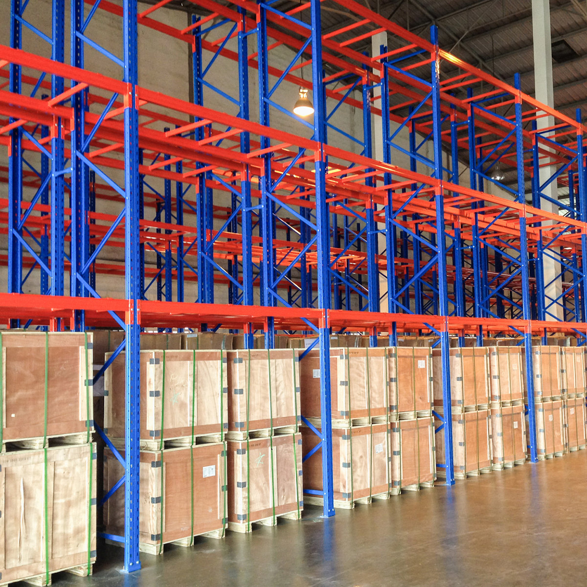 Heavy Duty Industrial Warehouse Storage Selective Teardrop Pallet Racking System Price