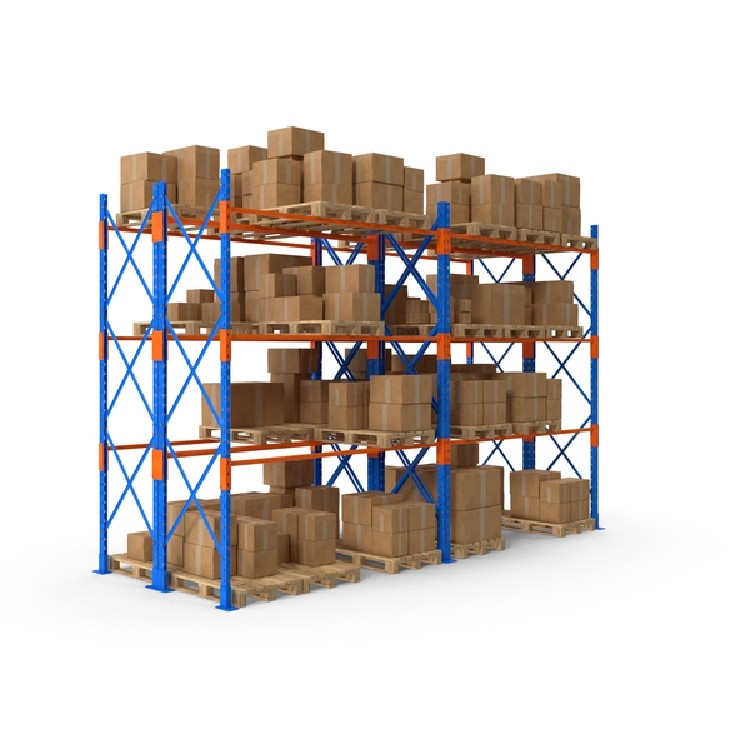 Freestanding Industrial Warehouse Racking Unit Durable Corrosion Resistant Space-Saving Heavy Duty Steel Rack