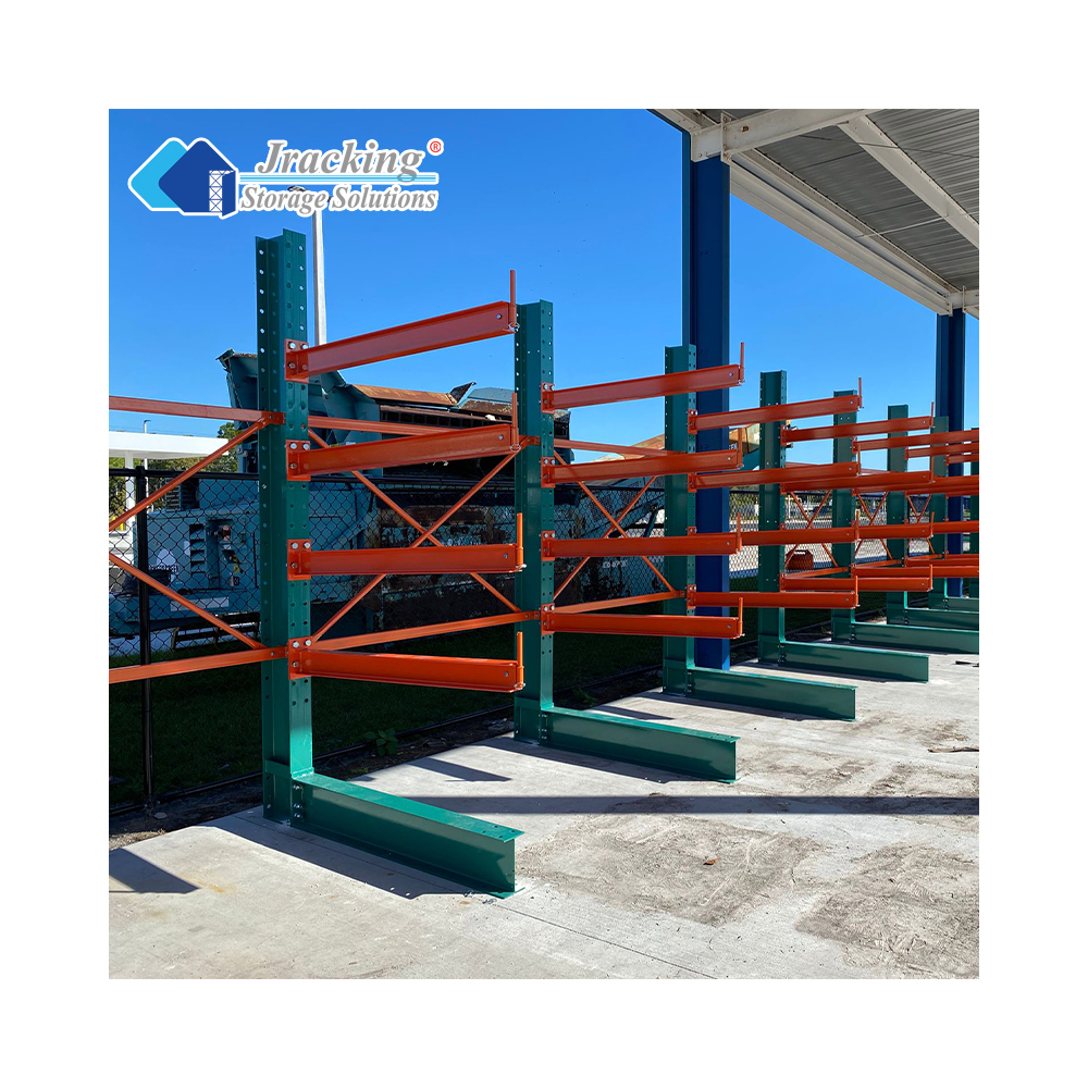 Jracking Certificated Customized Heavy Duty Storage Rack Cantilever Durable Warehouse Storage Solution For Industrial Use