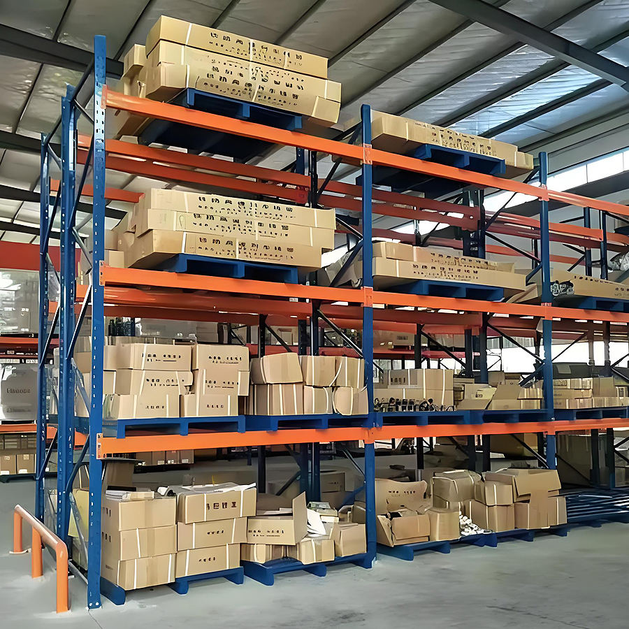 1000kg-4000kg Heavy Duty Industrial Pallet Rack Cold Rolled Steel Thickened Steel Plate Storage Racking for Warehouse Use