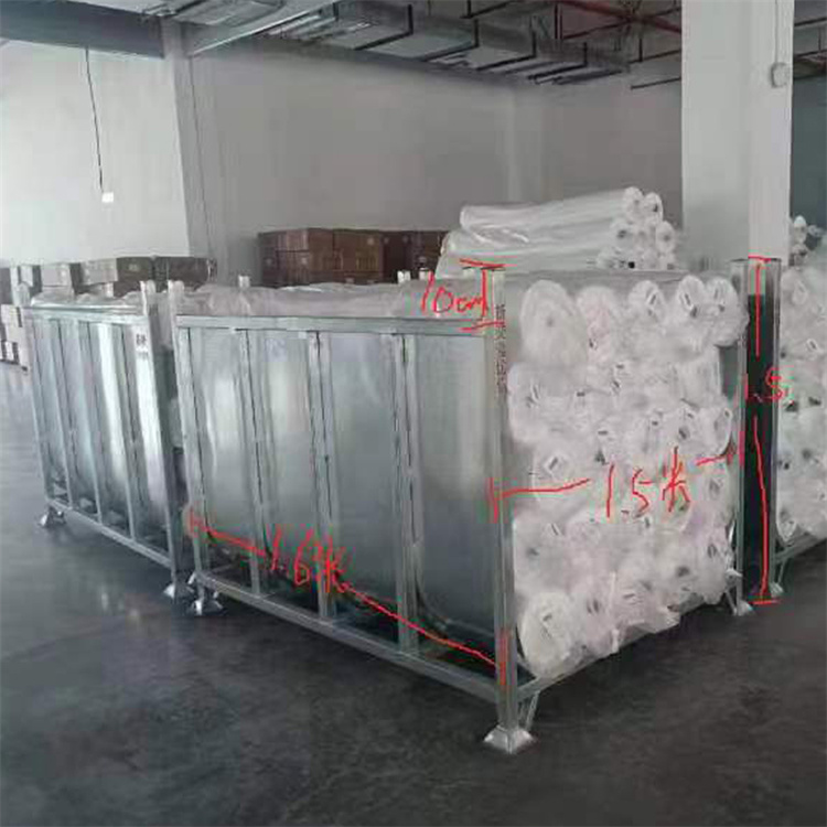 U-stack Folding Stock Heavy Duty Pallet Rack Metal Shelf Folding Logistics Storage Shelves Pallet Rack Stackable