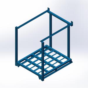 CASE CARTER OEM Cargo Storage Equipment Stillage Cage Steel Bins Box Warehouse Iron Stackable Pallet Rack Stacking