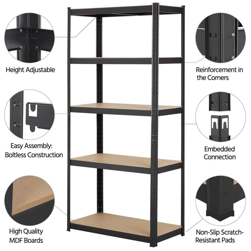 Boltless Shelving Structure