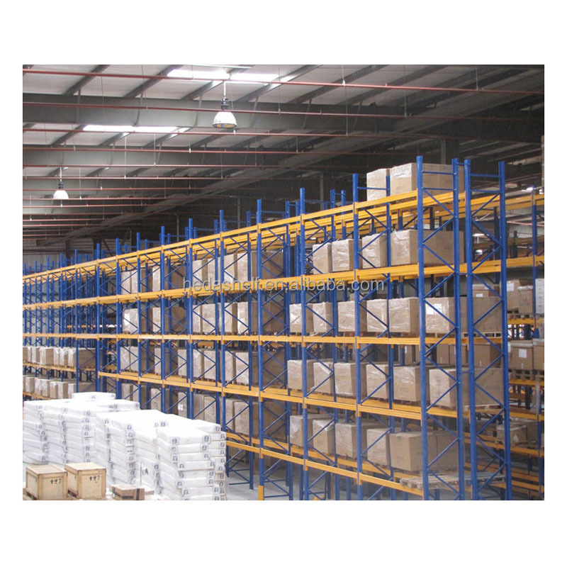 Heavy Duty Steel Selective Pallet Rack Industrial Warehouse Storage Shelving System CE Certified Adjustable Racking Unit