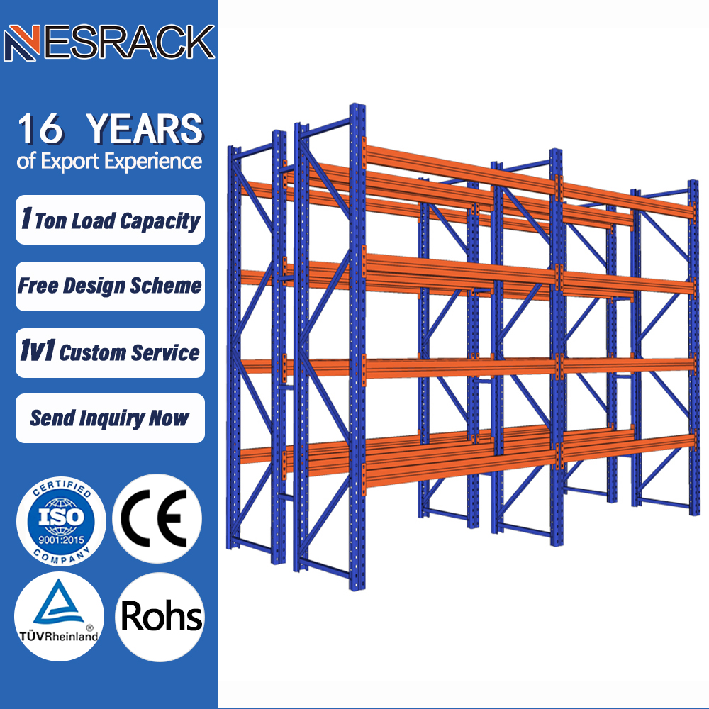 Industrial Heavy Duty 5 Layer Storage Shelves System Multi-layer Stacking Units Metal Rack Warehouse Steel Pallet Shelf