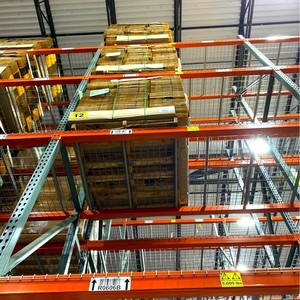 Customizable Heavy Duty Metal Pallet Racking System Steel Upright Teardrop Warehouse Rack With Shelves for Storage