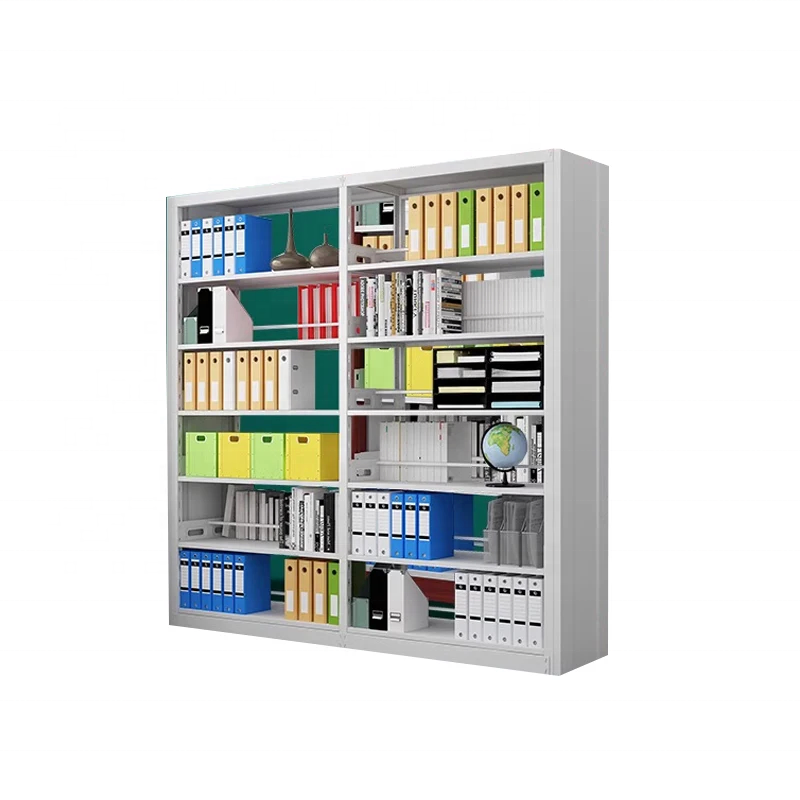 Engineering Bulk Purchasing Heavy Duty Modern Extendable Space Saving Steel Library Shelving Double Face Book Storage Rack