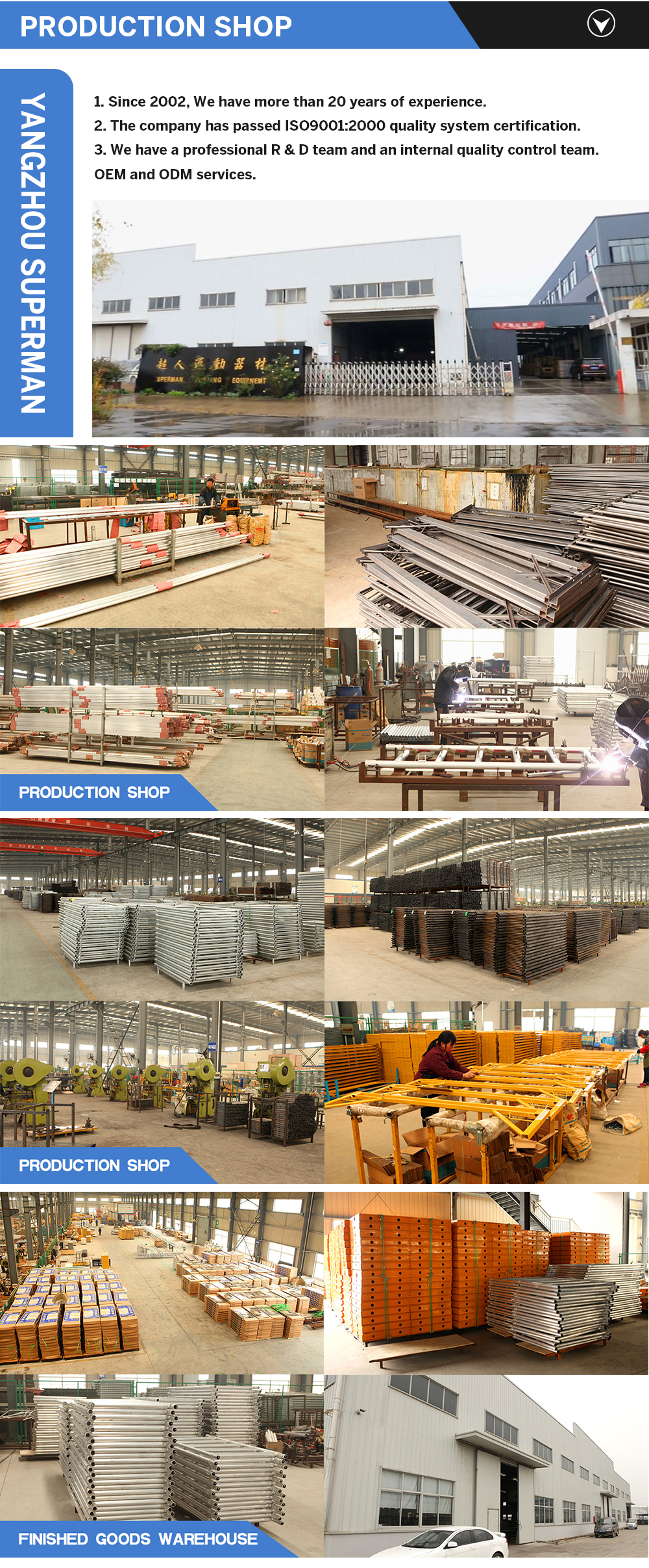 Manufacturing and Storage Capabilities