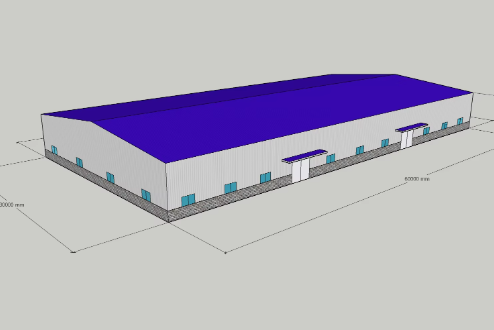 Prefabricated Metal Warehouse Building Steel Structure Industrial Storage Workshop Logistics Hub Steel Frame AISC CE ISO
