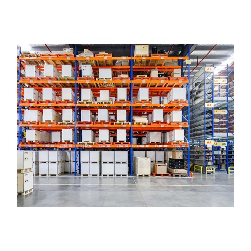 Customized Mobile Van Double Deep Racking System Rack Wide Aisle Density High Bay Pallet Metal Warehouse Racking
