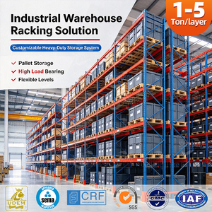 Heavy Duty Warehouse Storage Rack Selective Pallet Rack 1000-4500kg Load Capacity Q235B Steel Industrial Racking System