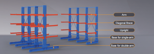 Cantilever Rack Specification Diagram