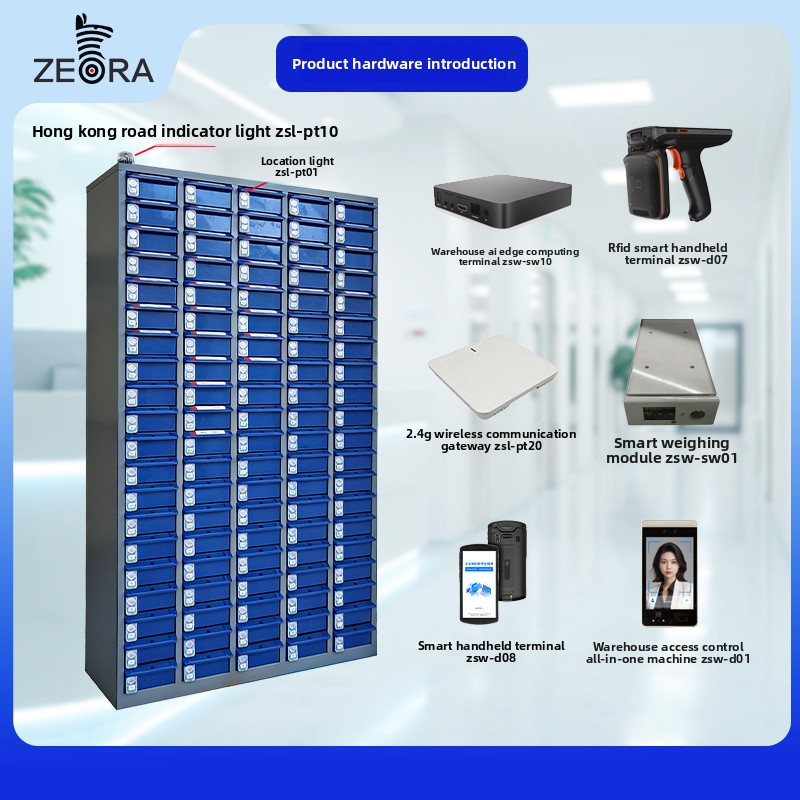 Intelligent Lighting Selection System Warehouse Management System Intelligent Lighting Indicator Shelves Digital Shelves Model