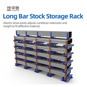 Automatic Multifunctional Telescopic Cantilever Racking System Heavy Load Capacity Expandable Double-Sided Powder Coated