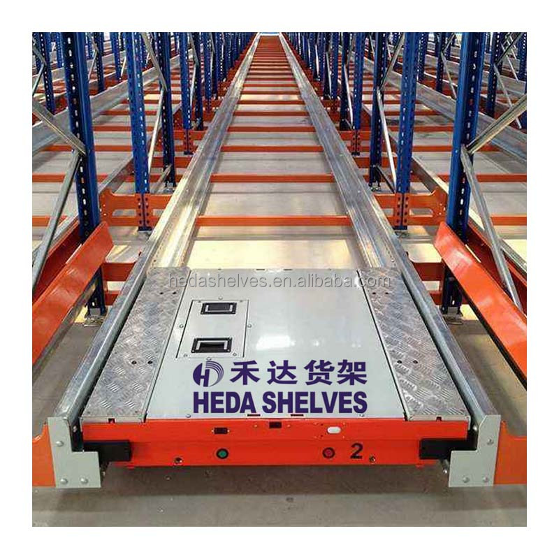 Auto Shuttle Racking System Innovative Pallet Racking Intensive Shuttle Racks Intelligent Cold Storage Shuttle Rack Automatic