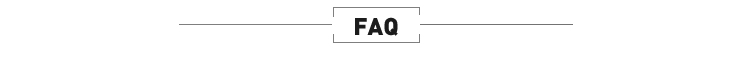 FAQ Overview