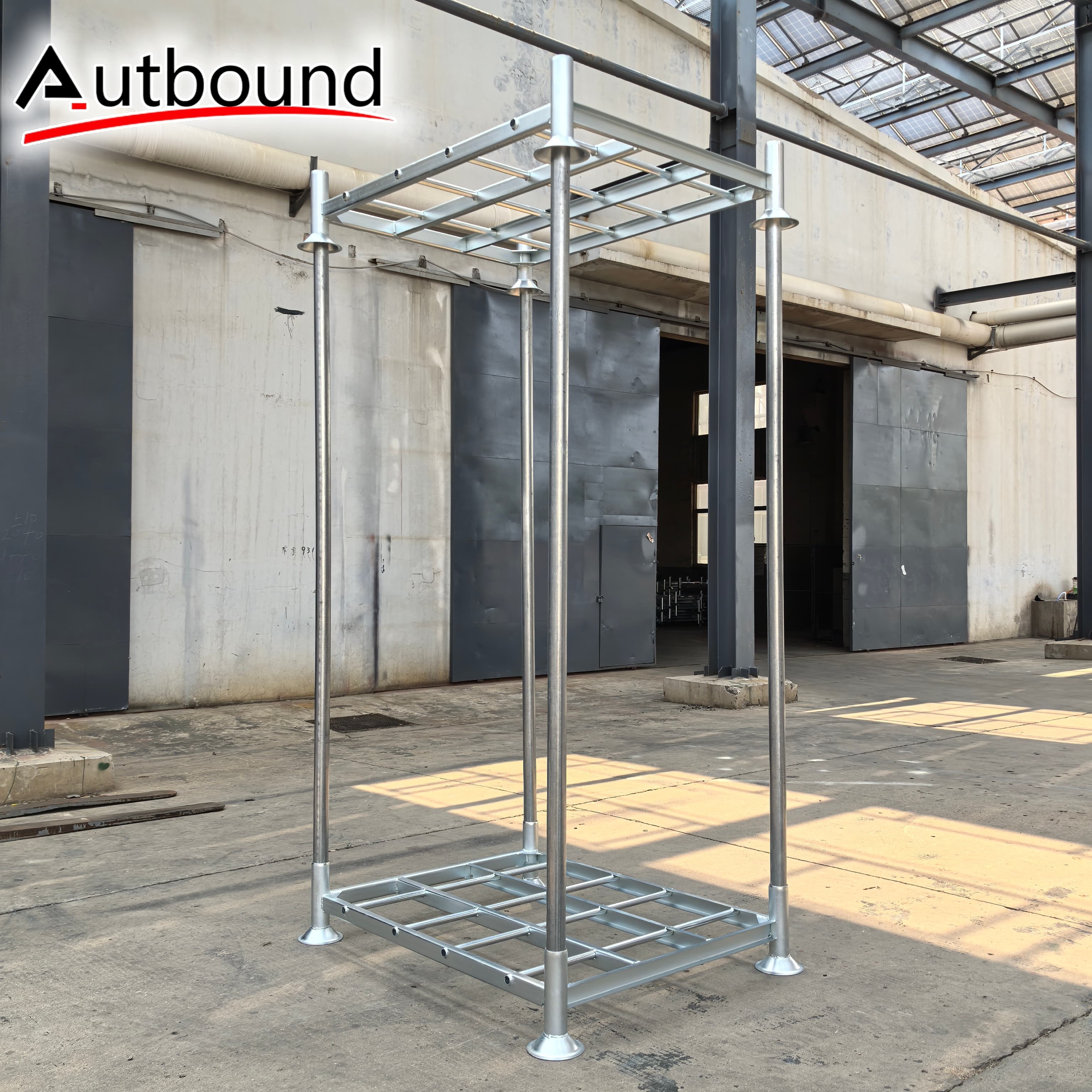 Mild Steel Q235 Modular Rack Hot-Dip Galvanized Warehouse Easy Stacking Post Pallet Forklift Customized Sizes OEM Equipment