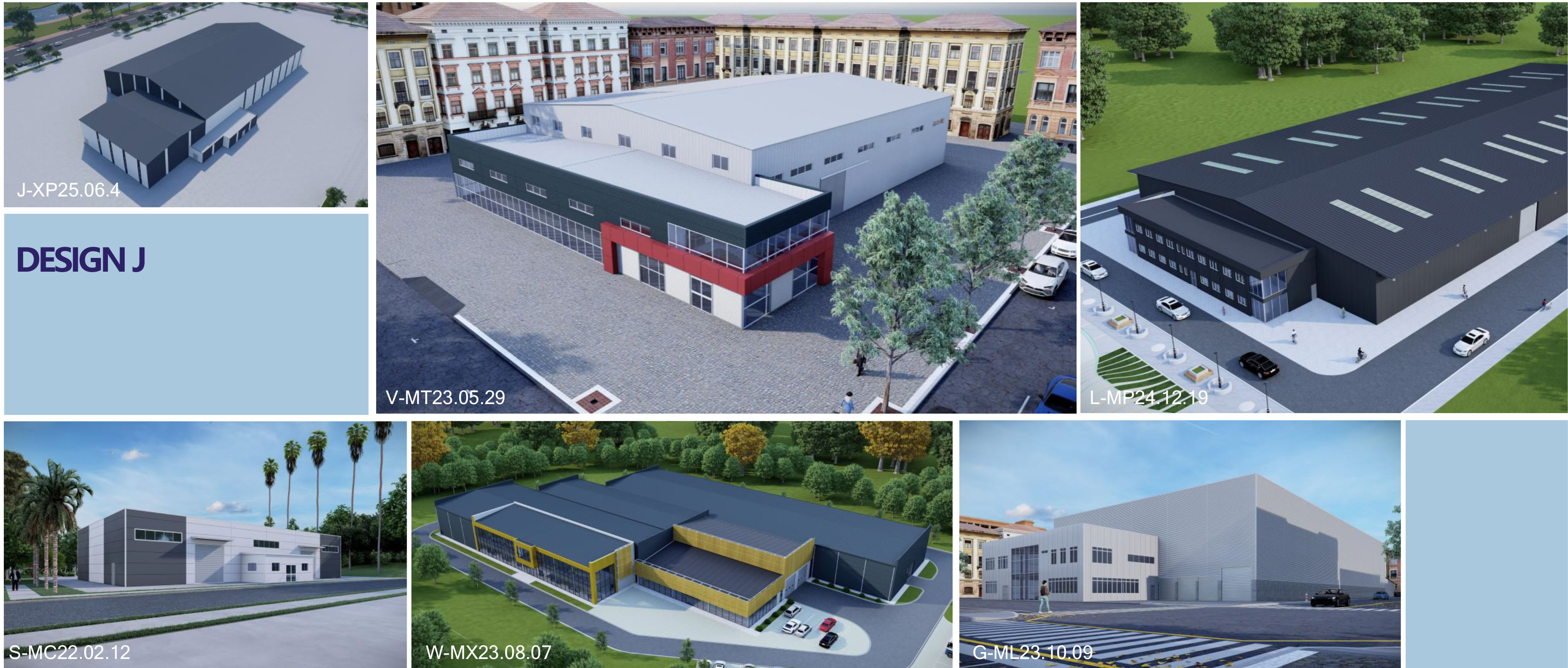 Steel Building Layout Plan 6