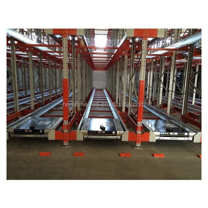 Auto Shuttle Racking System Innovative Pallet Racking Intensive Shuttle Racks Intelligent Cold Storage Shuttle Rack Automatic