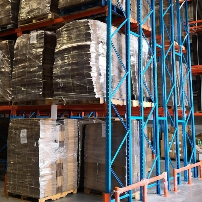 Multi Industry Use High Storage Volume Customized Double Deep Pallet Racking for Retail Distribution Center