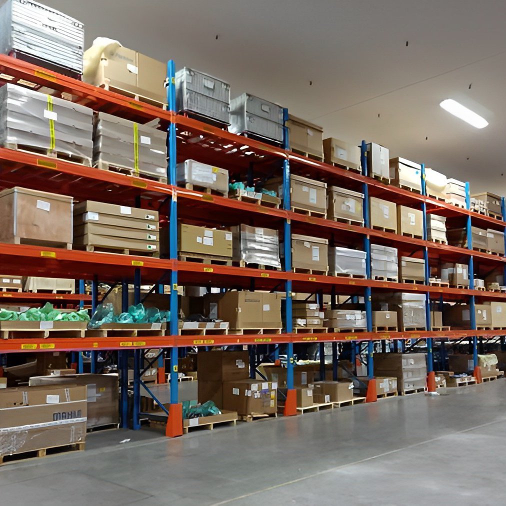 Easily Assemble Steel Heavy Duty Durable 5-Layer Long Span Garage Storage Racks Shelving Set for Warehouse Use