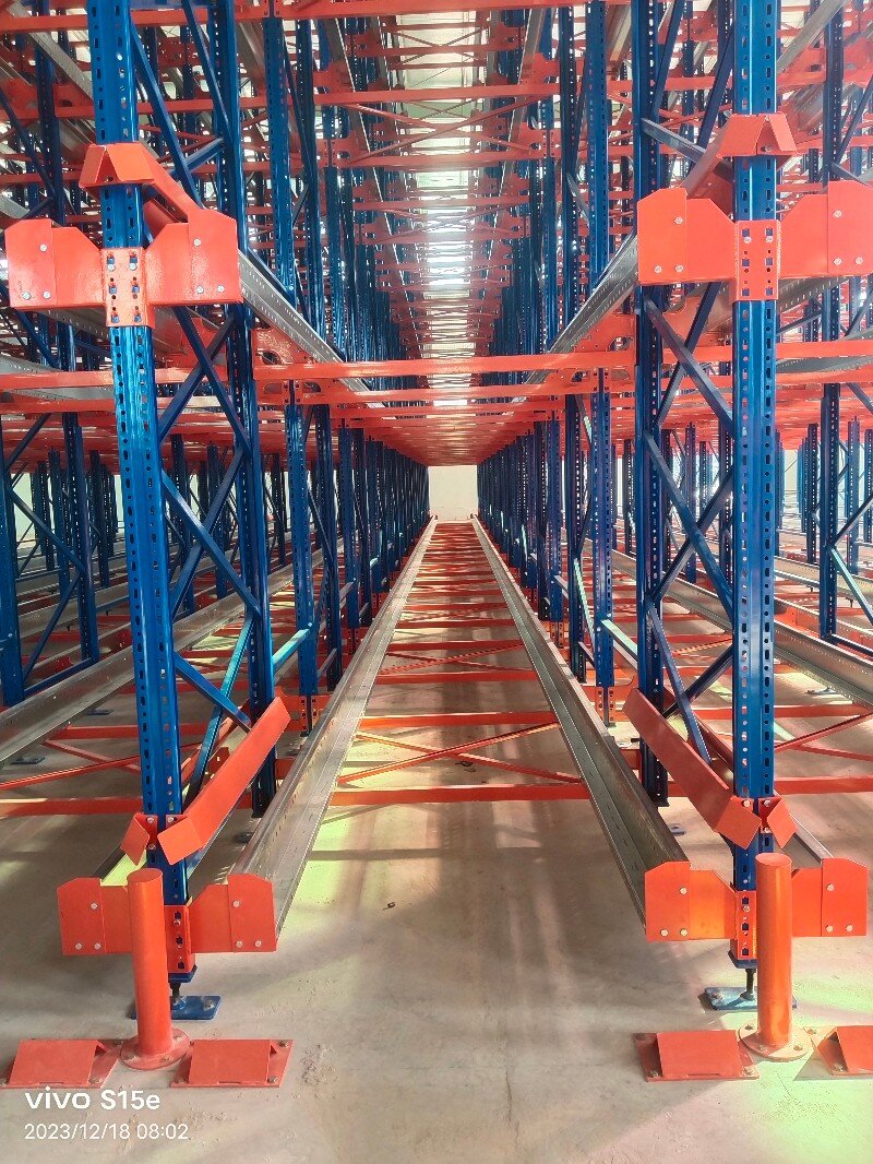 High Quality Shuttle Racking Selective Shuttle Rack Move Stable Metal Pallet Rack for Industrial Warehouse Storage Rack Solution
