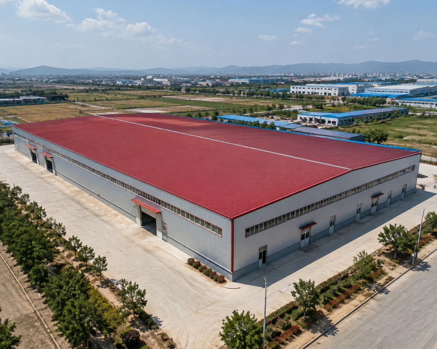 Prefabricated Steel Structure Warehouse Building Large Span Industrial Storage Solution With Factory Direct Supply