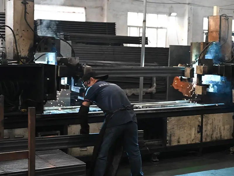 MIG robotic beam welding