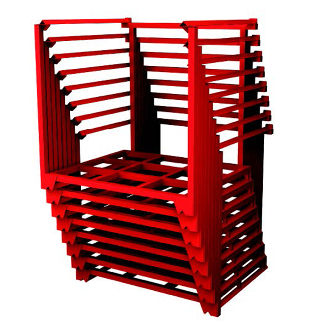 Heavy Duty Warehouse Industrial Storage Metal Portable Steel Racks Pallet Stacking Frames