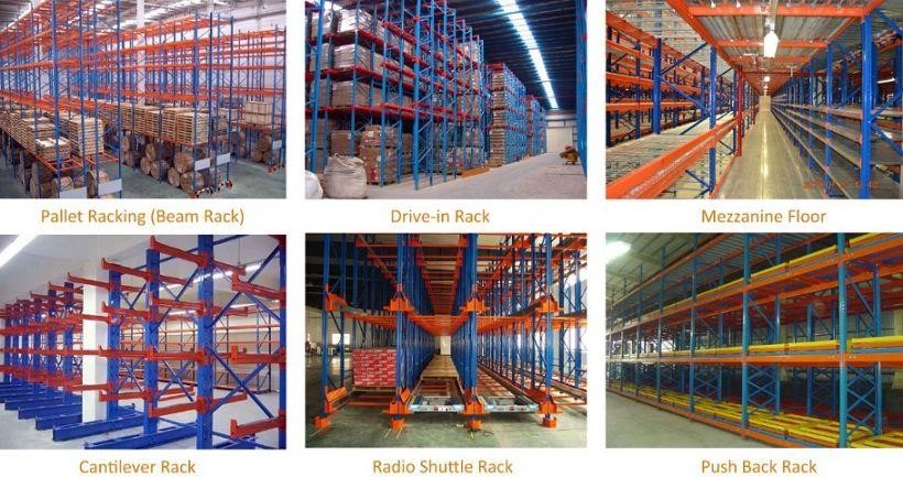 Factory Direct Sale Open Type Storage Mobile Pallet Rack Customized Sizes Galvanized Pallet Rack