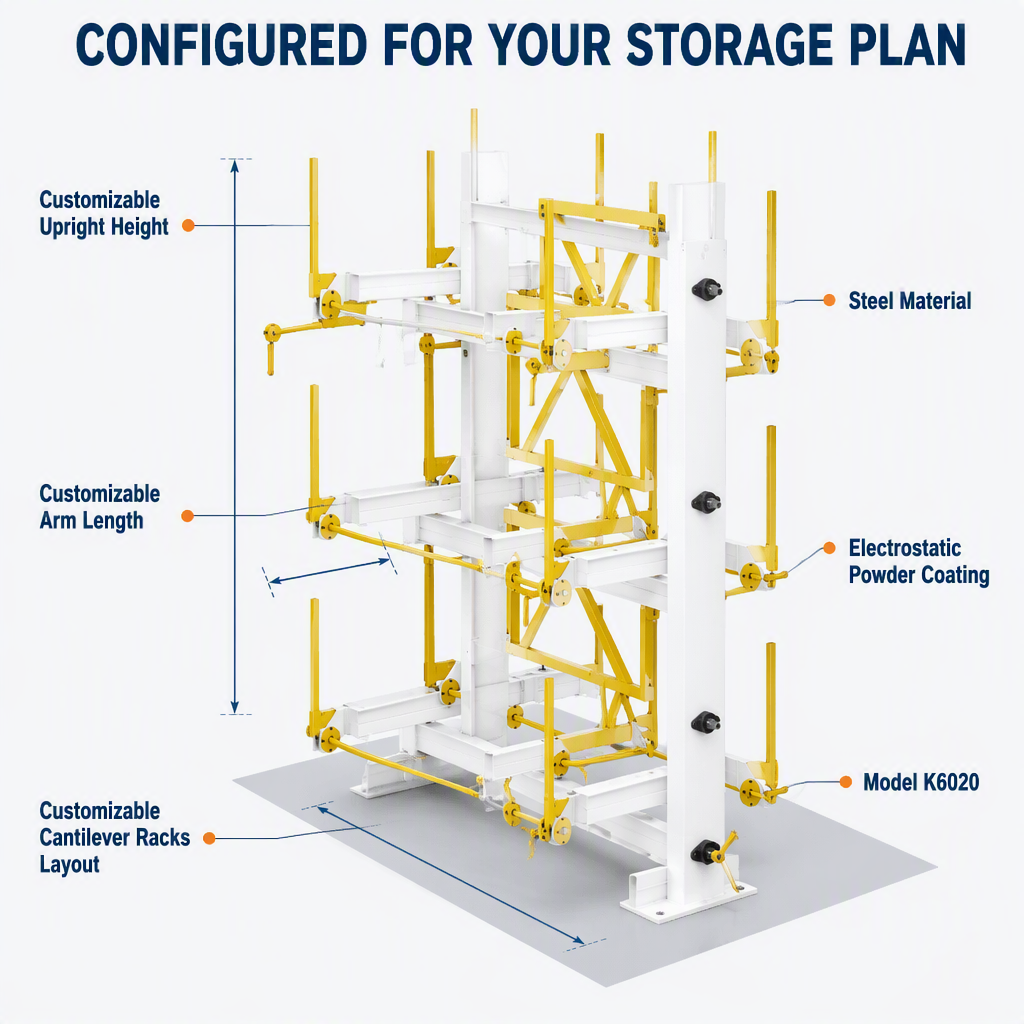 Industrial Heavy Duty Cantilever Rack Specifications