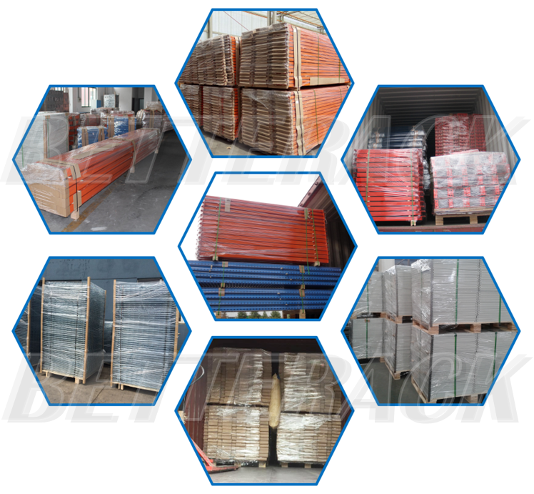 Warehouse Storage Shelf Heavy Duty Industrial Pallet Rack Very Narrow Aisle Racking System with Special Forklift