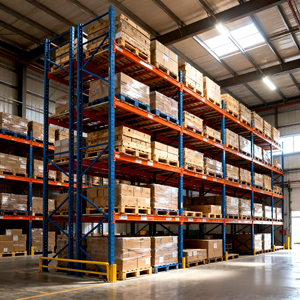High-Rise Heavy Duty Beam Racking 10-15m Tall Steel Storage Shelves