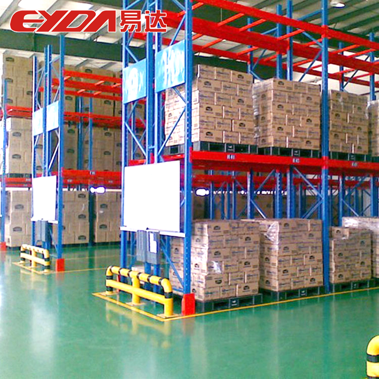 Eyda Factory Directly Steel 5-Layer Narrow Aisle Heavy-Duty VNA Pallet Rack Corrosion Protection Warehousing Storage VAN