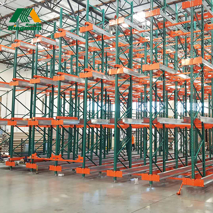 Heavy-Duty Steel Warehouse Racks with Automated Radio Shuttle Racking Equipment Movable Pallet System Automatic rack