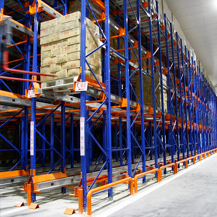 Heavy-Duty Asrs Pallet Rack System Radio Shuttle Pallet Rack Automated Storage System Steel Steel Shuttle Rack
