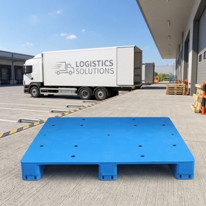 NEXARA Recycled Material Mould Racking 1414 1400*1400*160mm Flat Surface Logistics Pallet Euro 4-Way Three Runner Turnover